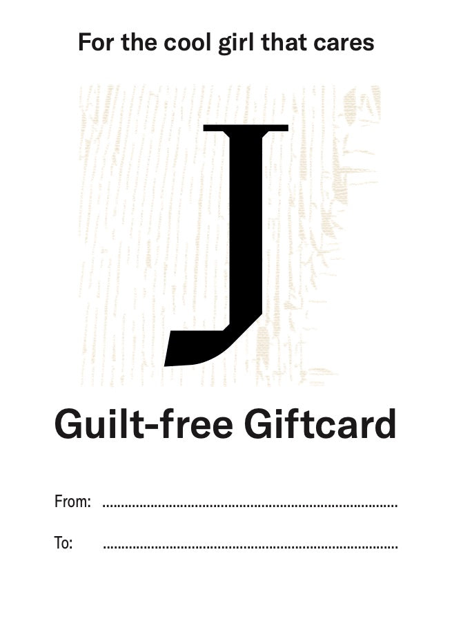 Guilt-free Giftcard